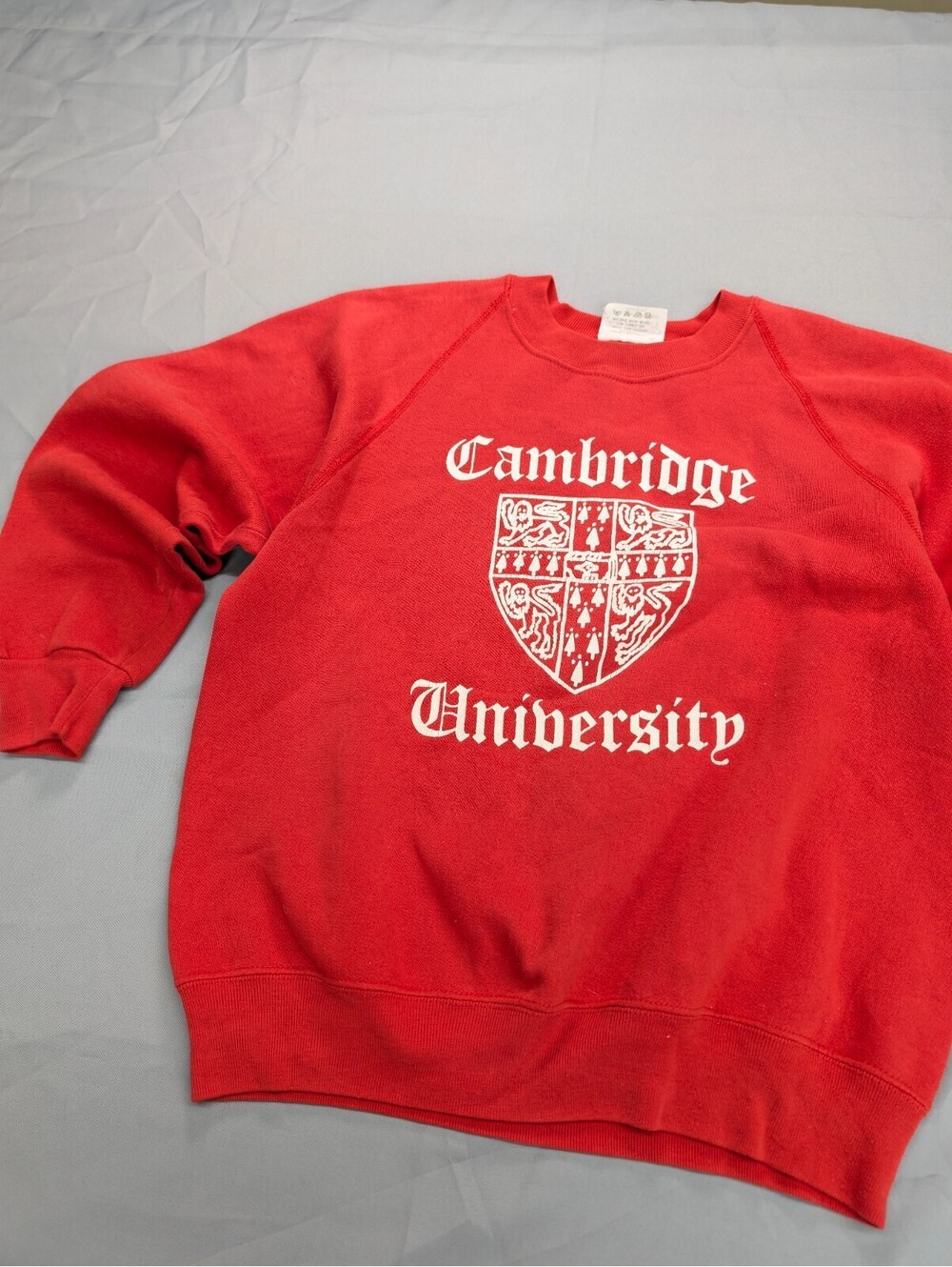 Cambridge Sweat Trends Sweatshirt Red M UK Crest